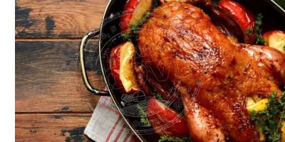 Husa SVATOMARTINSKÁ vakuově balená s droby uvnitř